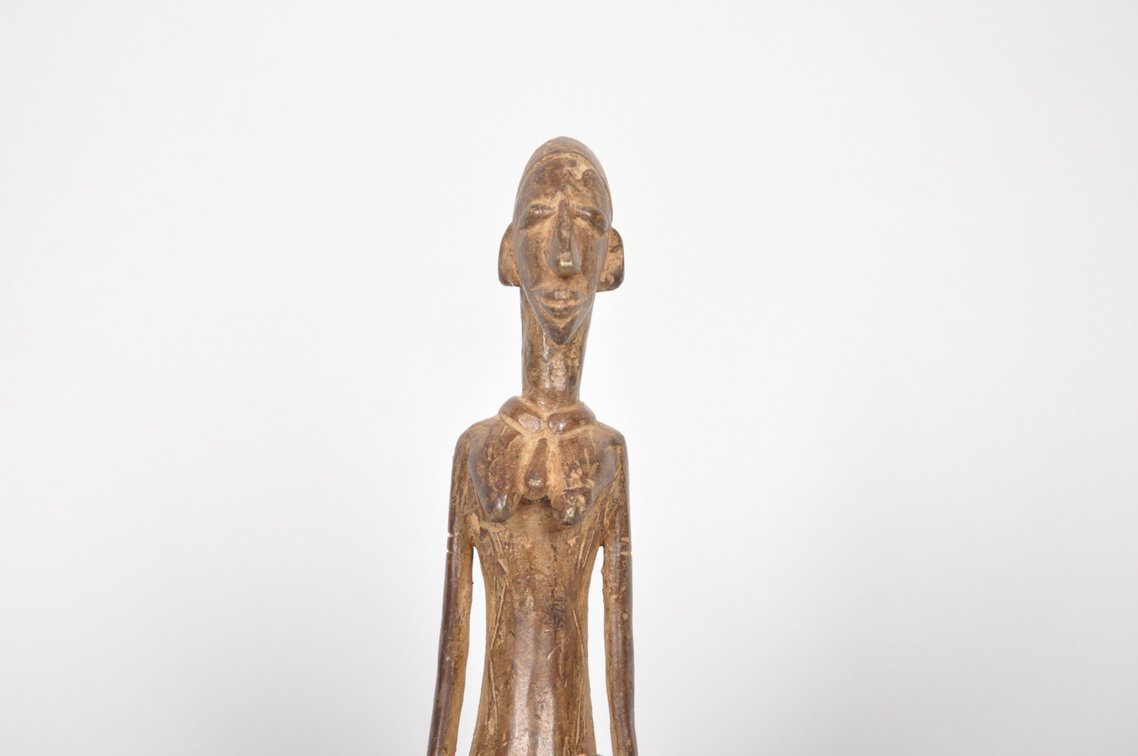 Dogon Maternity Metal Figure, Mali, photo 3 of 8