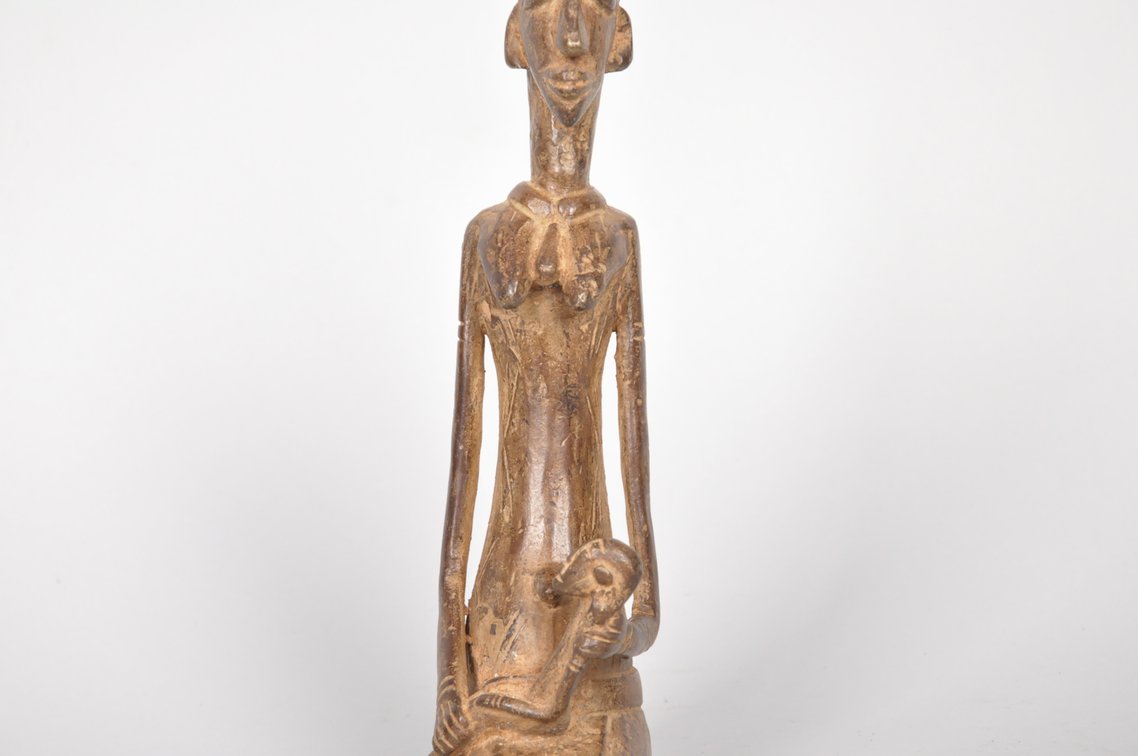 Dogon Maternity Metal Figure, Mali, photo 5 of 8