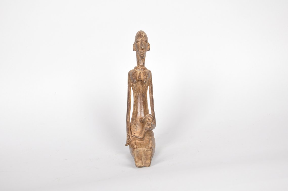 Dogon Maternity Metal Figure, Mali, photo 2 of 8