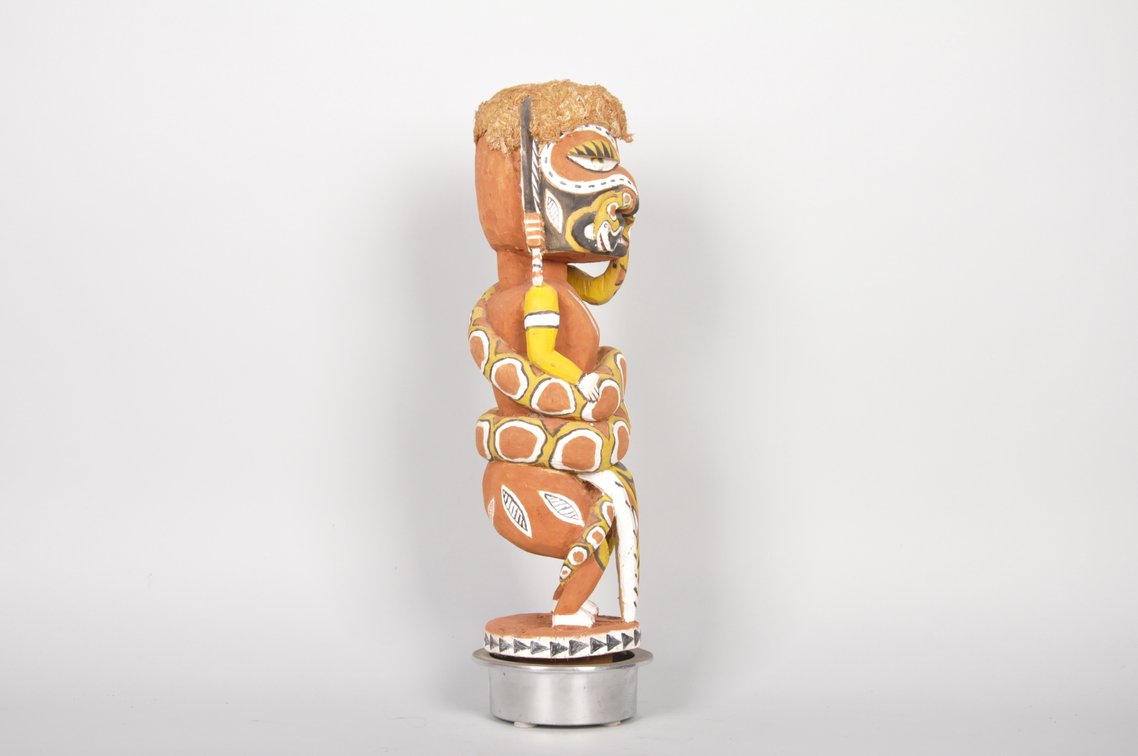Malangan Ancestral Wood Carving Figure Statue, photo 7 of 8