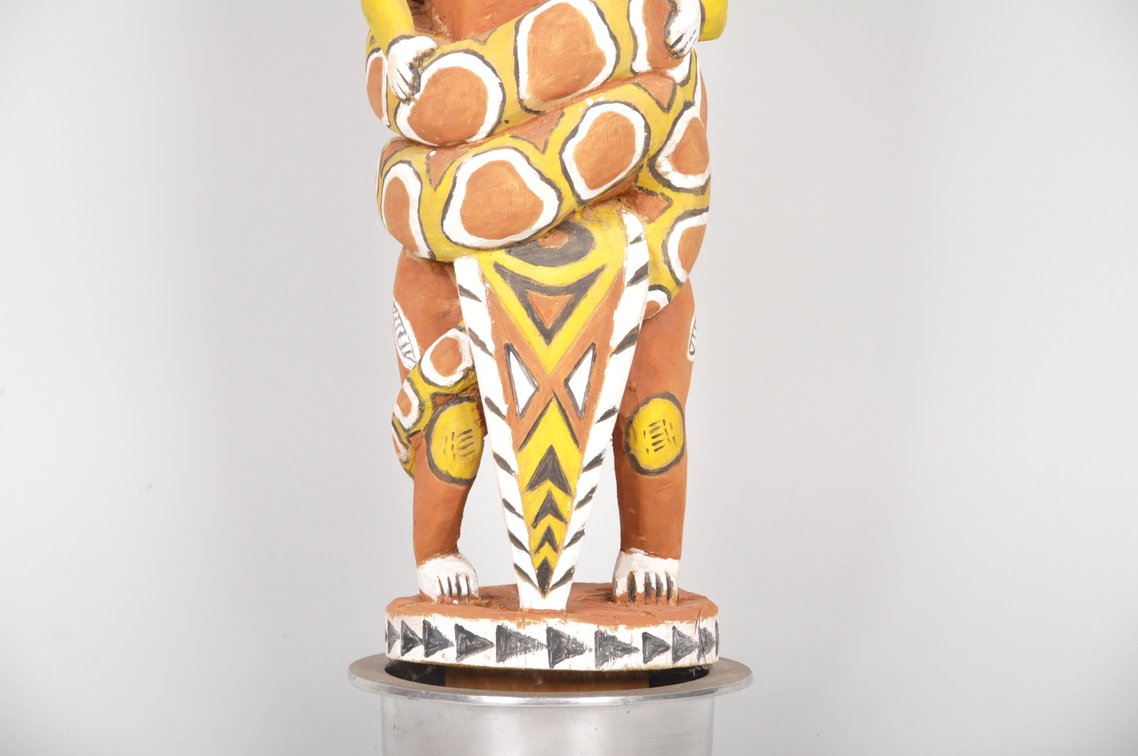 Malangan Ancestral Wood Carving Figure Statue, photo 4 of 8