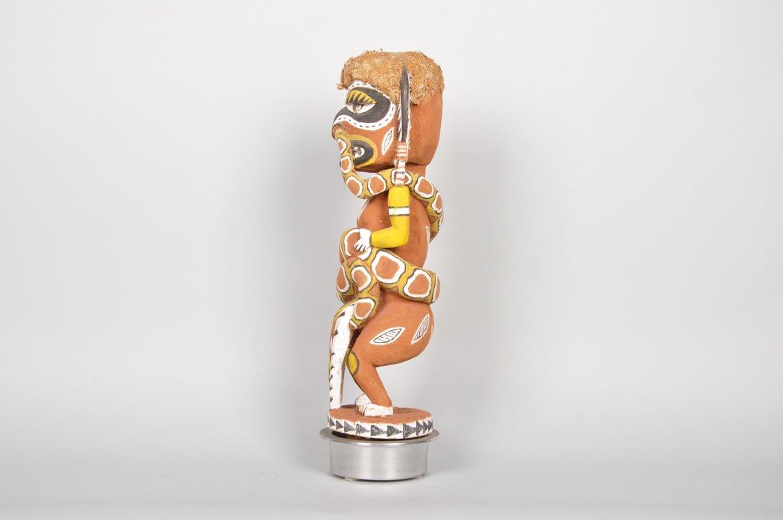 Malangan Ancestral Wood Carving Figure Statue, photo 6 of 8