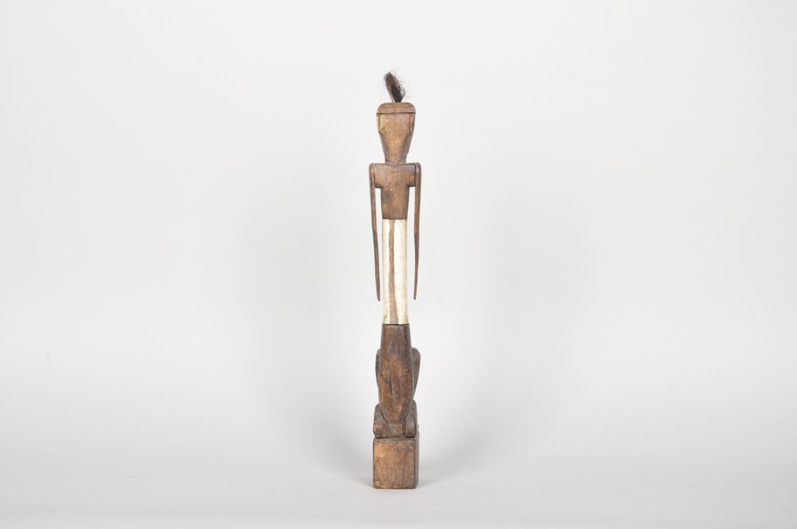 Lombok Island Wooden Bone Carved Articulated Figure, photo 7 of 7