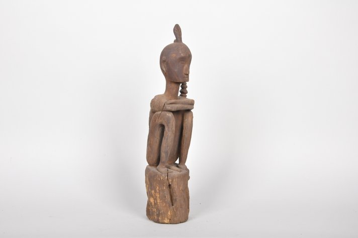 Leti Island in the Maluku Islands Seated Male Figure