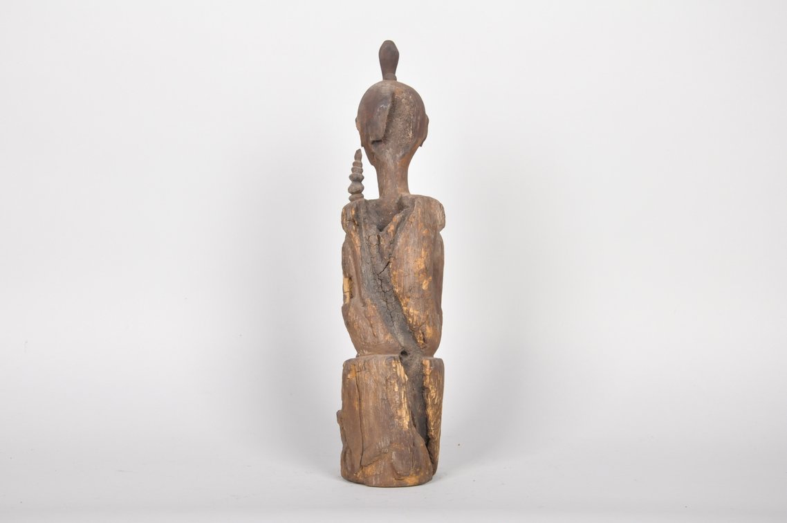 Leti Island in the Maluku Islands Seated Male Figure, photo 7 of 7