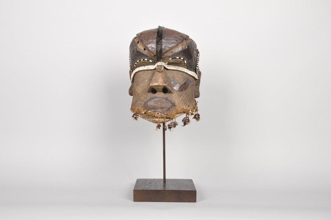African Kuba Bwoom Helmet Mask 19th or 20th Century, photo 2 of 7