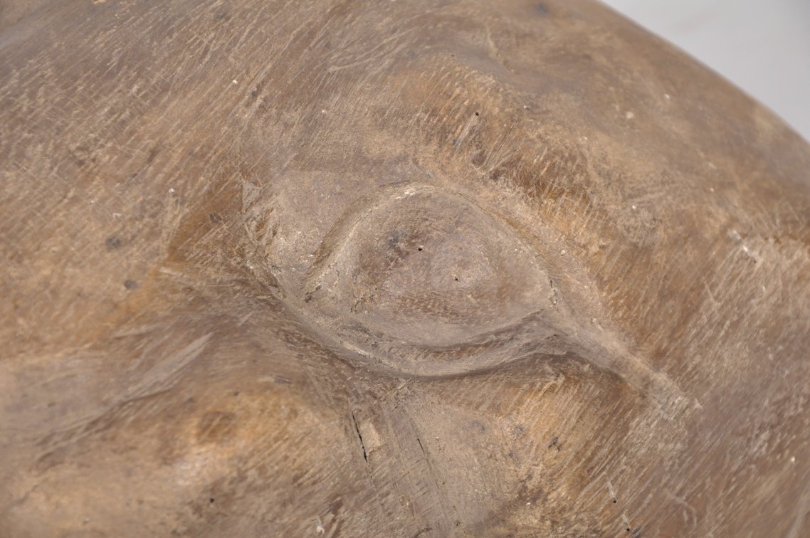 Carved Wooden Jaguar Mexican Mask, photo 5 of 7