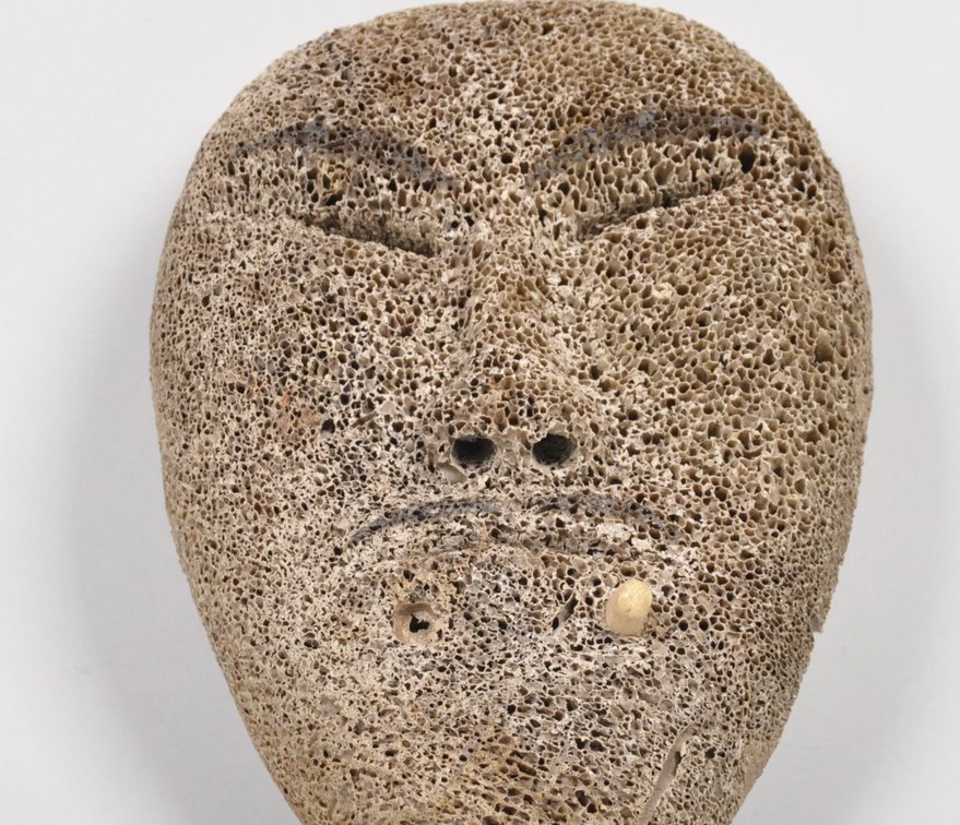 Pacific North West Alaskan Inuit Bone Mask, photo 5 of 8
