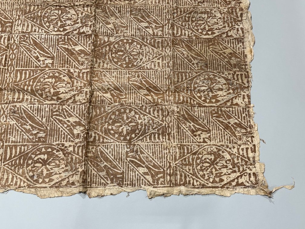 Pacific Islands Tapa Bark Cloth, photo 9 of 10
