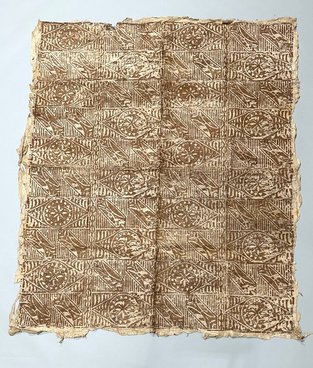 Pacific Islands Tapa Bark Cloth, photo 7 of 10