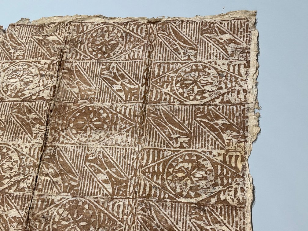 Pacific Islands Tapa Bark Cloth, photo 10 of 10