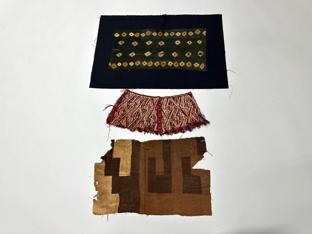 Chancay and Nazca Peruvian Woven Textile Fragment