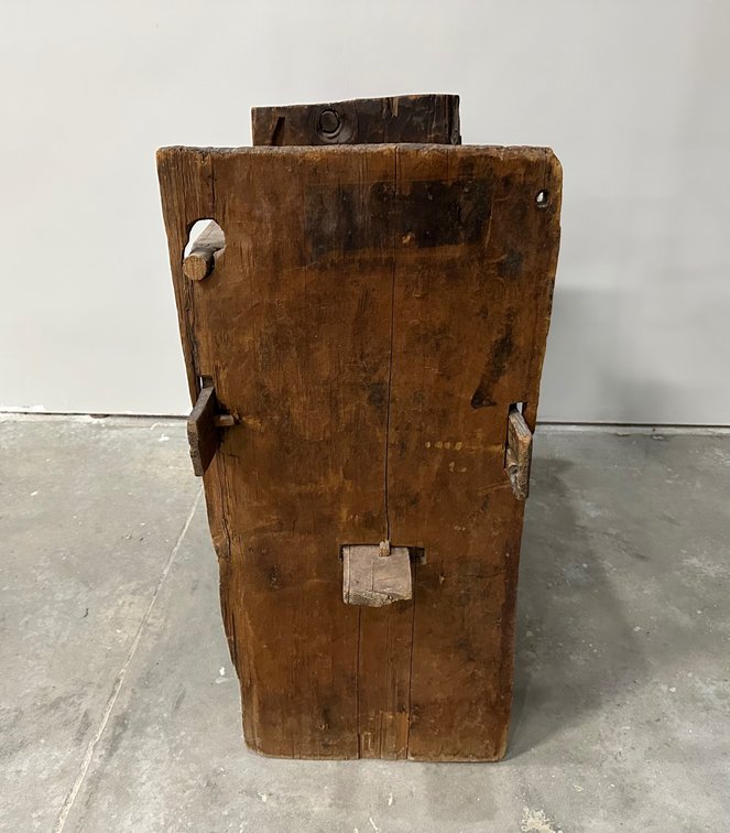 Middle Eastern Carved Wooden Chest, photo 11 of 16