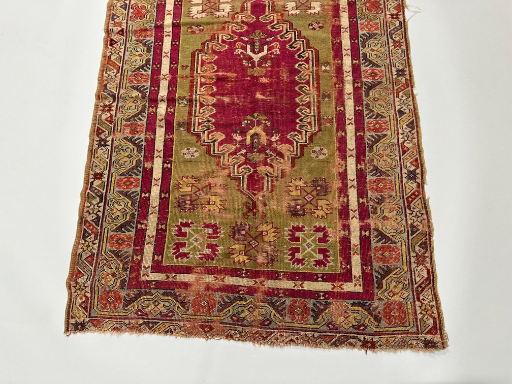 Anatolian Melas Wool Turkish Rug, 19th Century, photo 2 of 8