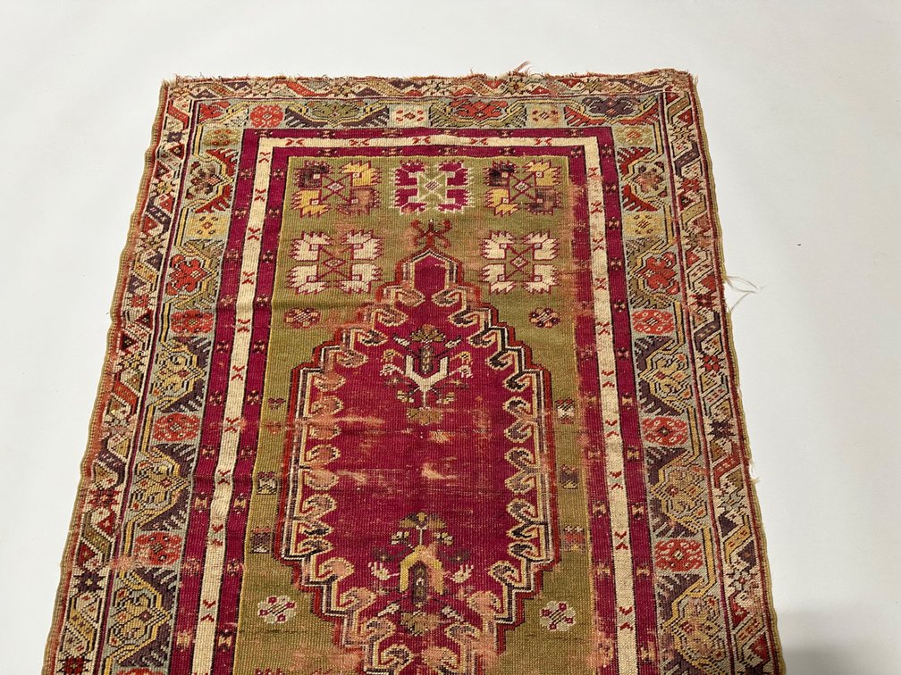 Anatolian Melas Wool Turkish Rug, 19th Century, photo 3 of 8