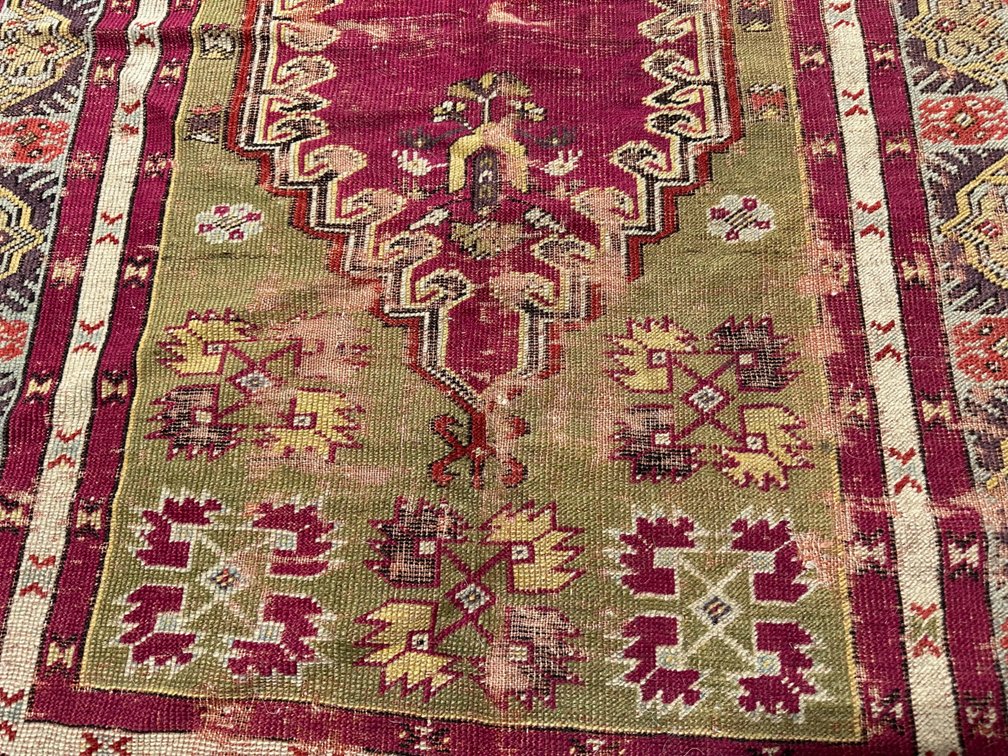 Anatolian Melas Wool Turkish Rug, 19th Century, photo 5 of 8