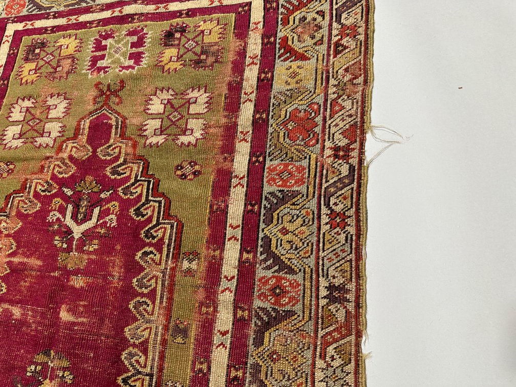 Anatolian Melas Wool Turkish Rug, 19th Century, photo 6 of 8