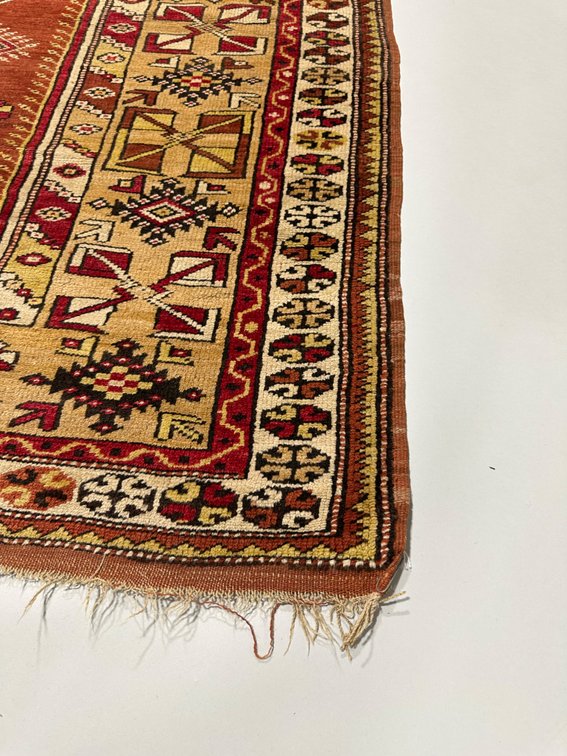 Turkish Melas Handwoven Wool Floor Rug, photo 2 of 8