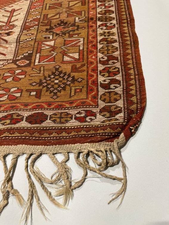 Turkish Melas Handwoven Wool Floor Rug, photo 6 of 8