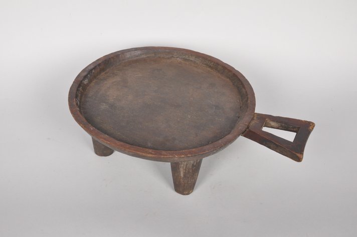 African Nigeria Carved Wooden Tray