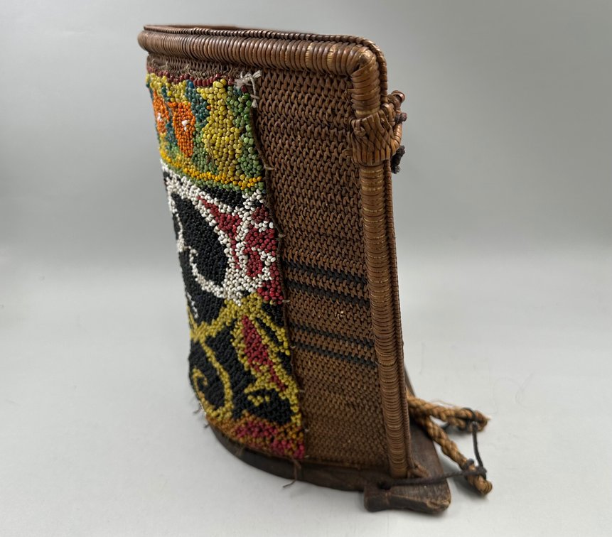 Kayan Dayak Beaded Baby Carrier Borneo, photo 10 of 11