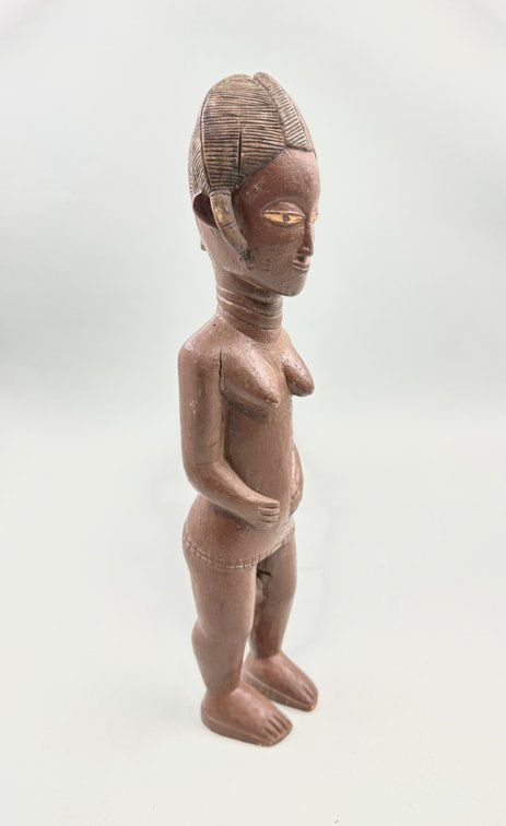 Old African Baule French Colonial Figure, photo 2 of 6