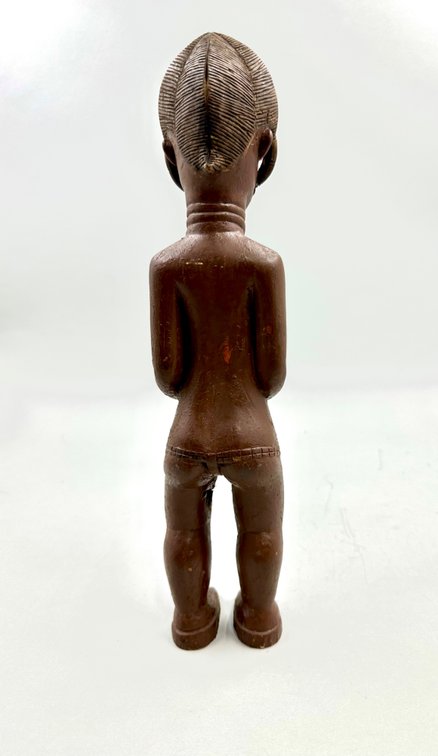 Old African Baule French Colonial Figure, photo 6 of 6