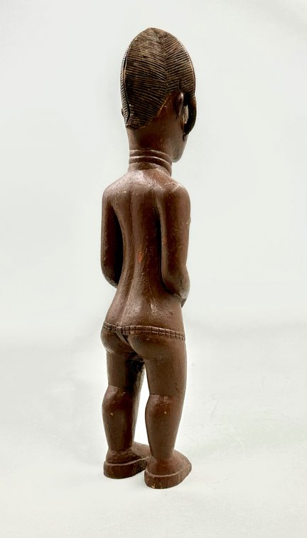 Old African Baule French Colonial Figure, photo 5 of 6