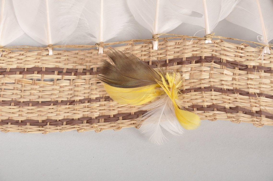 Amazonian Karaja Feather Headdress, photo 2 of 8
