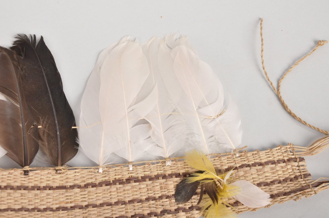 Amazonian Karaja Feather Headdress, photo 7 of 8