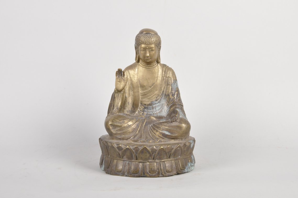 Shakyamuni Bronze Buddha Sculpture, photo 2 of 7