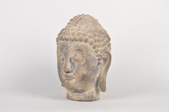 Gautama Buddha Head Modern Sculpture