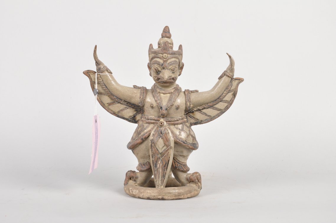 Garuda Cosmic Order Thai Ceramic Sculpture, photo 2 of 11