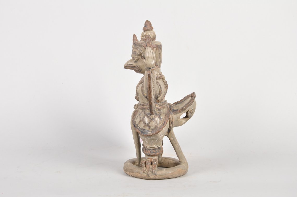 Garuda Cosmic Order Thai Ceramic Sculpture, photo 4 of 11