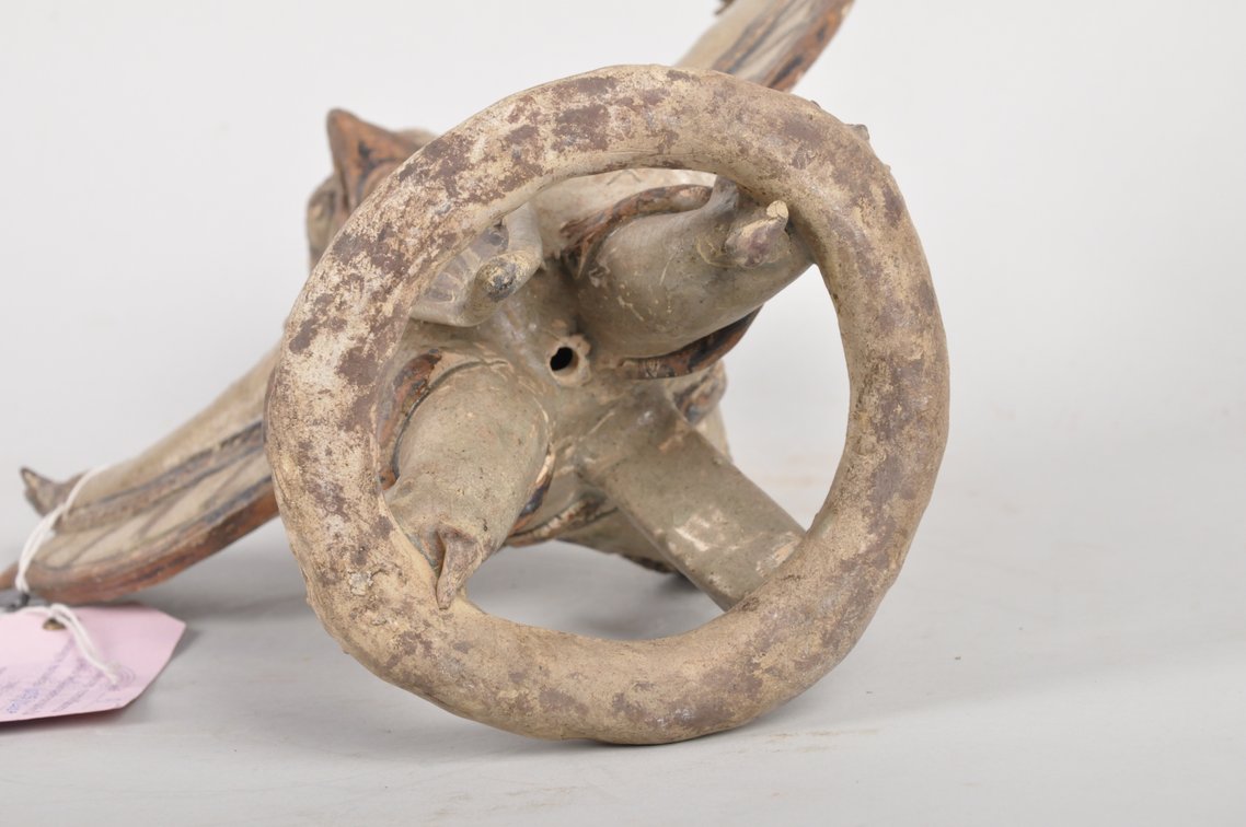 Garuda Cosmic Order Thai Ceramic Sculpture, photo 10 of 11