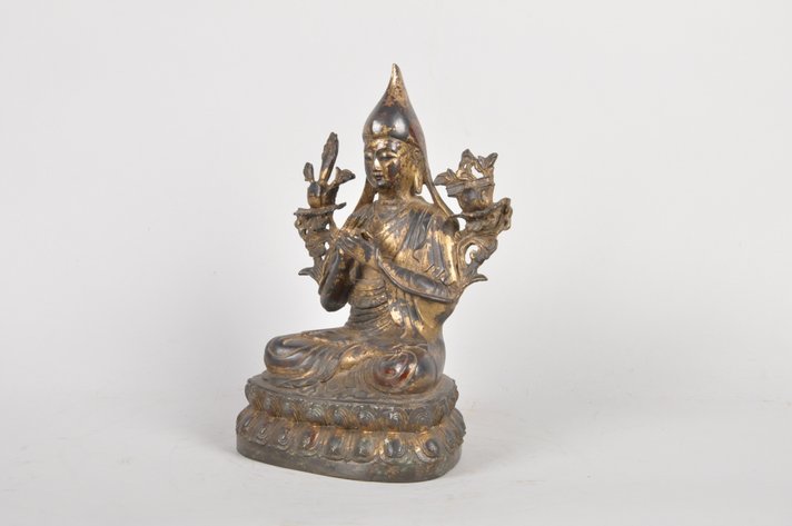 Tsongkhapa Tibetan Buddha Sculpture