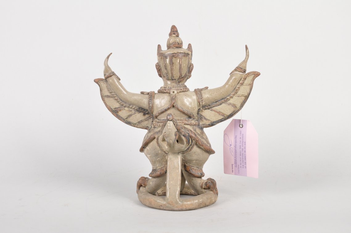 Garuda Cosmic Order Thai Ceramic Sculpture, photo 6 of 11
