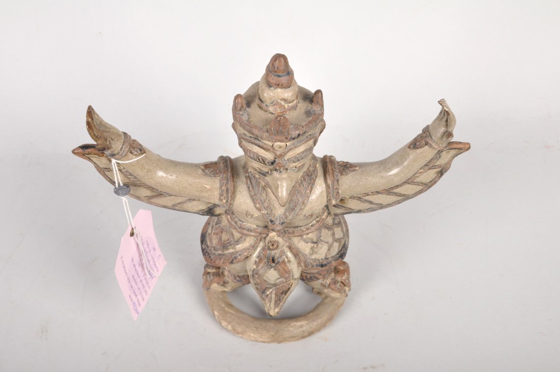 Garuda Cosmic Order Thai Ceramic Sculpture, photo 7 of 11