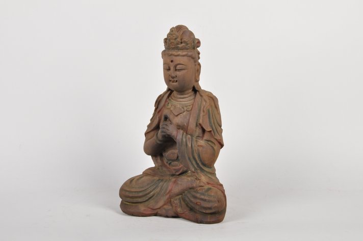 Wood Carved Guanyin