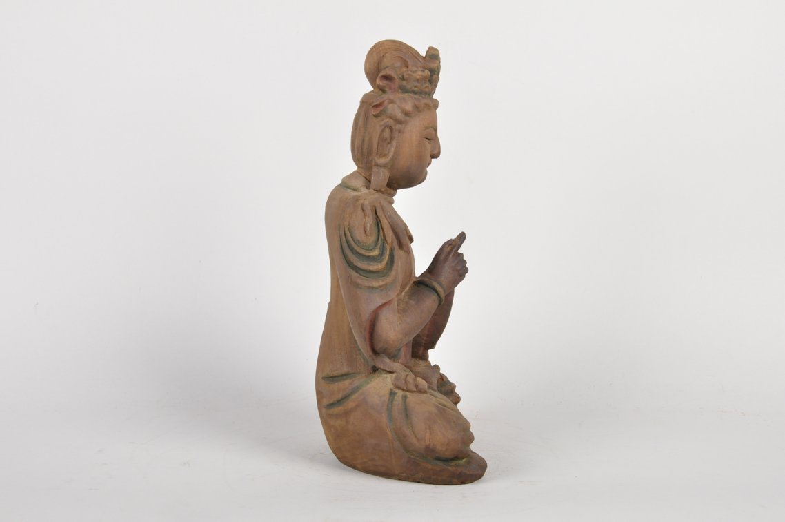 Wood Carved Guanyin, photo 3 of 7