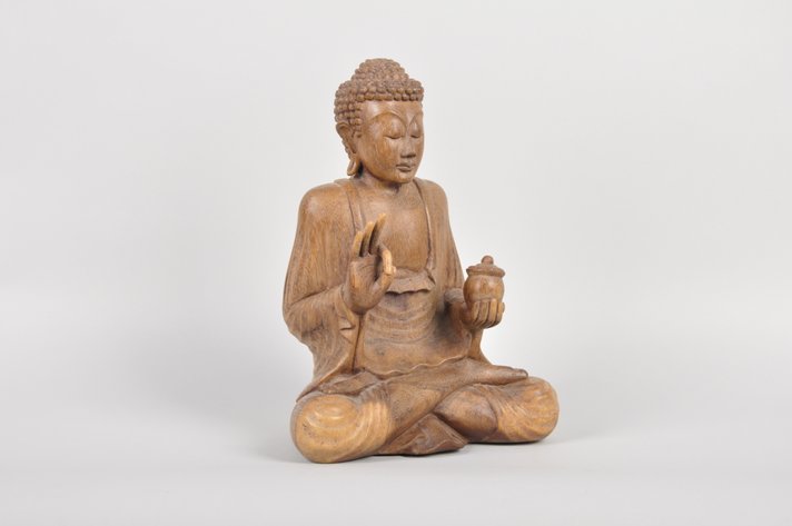 Wooden Carved Buddha