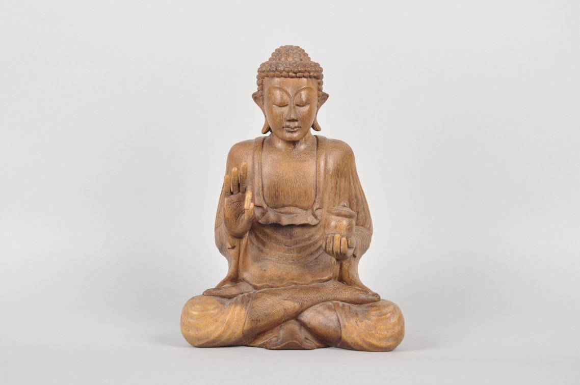 Wooden Carved Buddha, photo 2 of 7