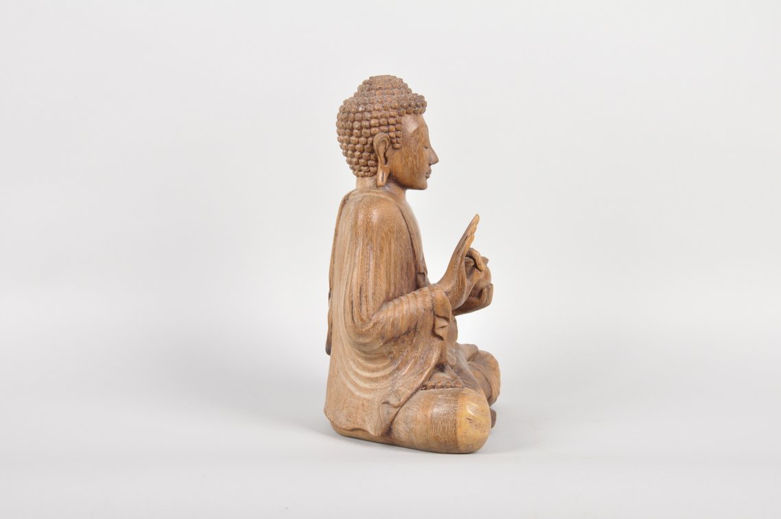 Wooden Carved Buddha, photo 3 of 7