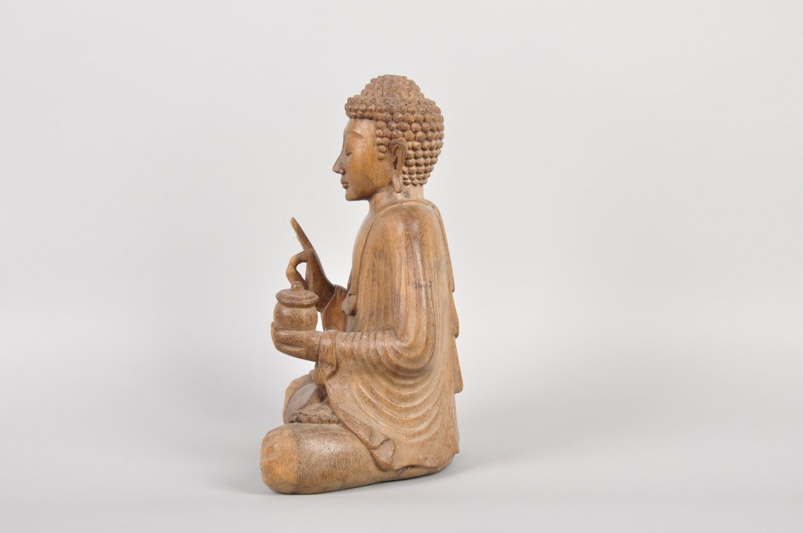 Wooden Carved Buddha, photo 4 of 7