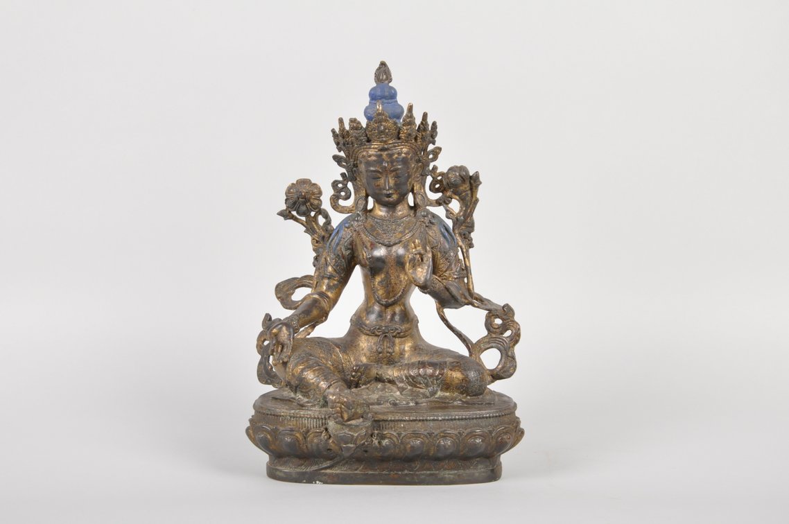 Bronze Seated Tara, photo 2 of 9