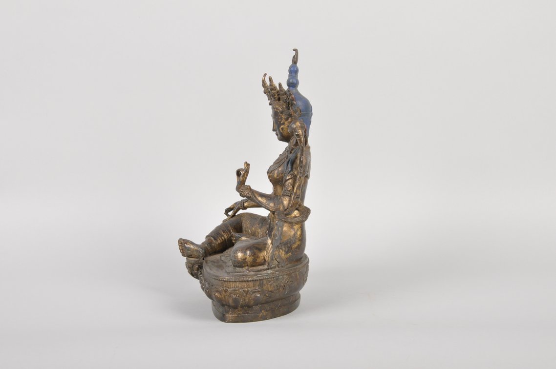 Bronze Seated Tara, photo 5 of 9
