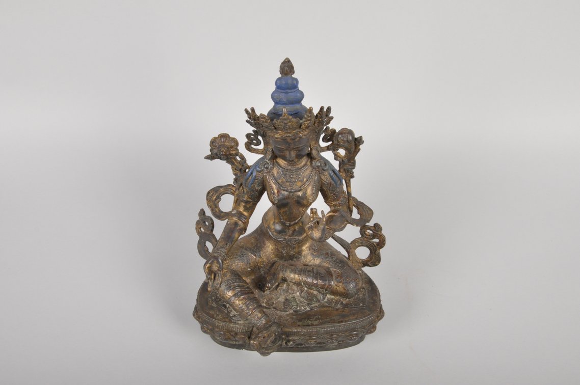 Bronze Seated Tara, photo 6 of 9