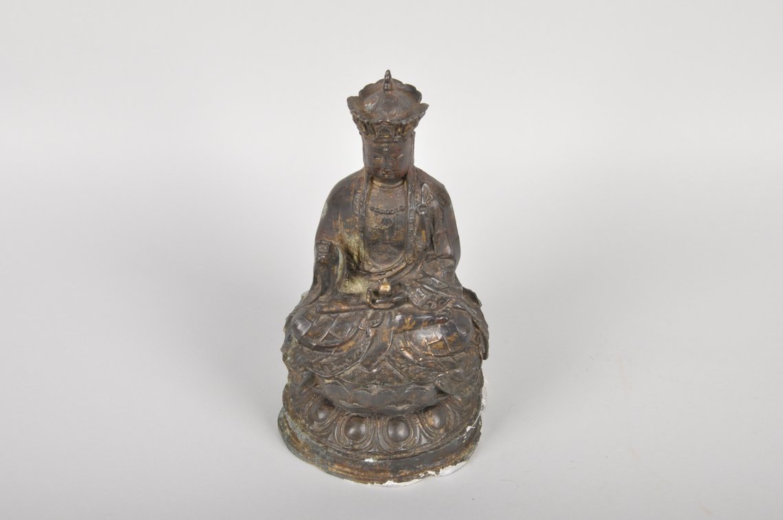 Bronze Seated Guanyin, photo 6 of 9