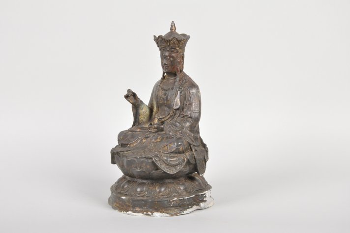 Bronze Seated Guanyin