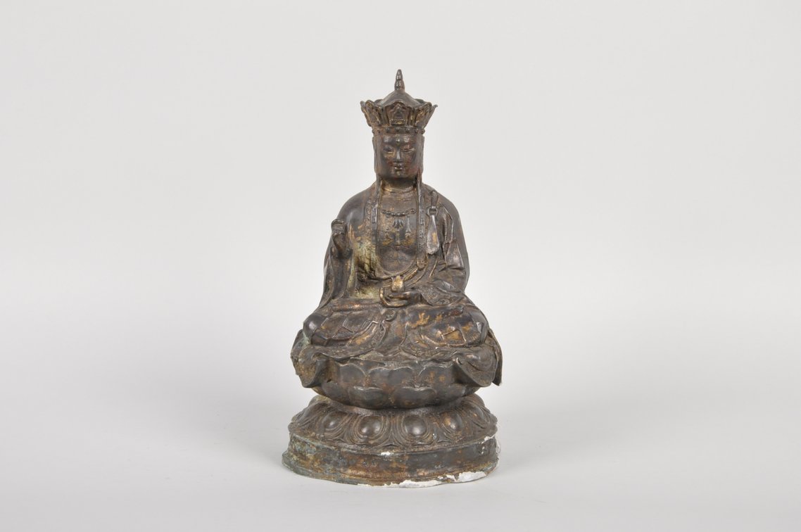 Bronze Seated Guanyin, photo 2 of 9